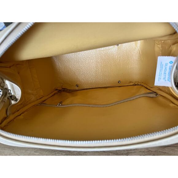 Vintage Samsonite Weekender 60s 70s Mod Mid-Century Women's Tote Bag Structured - Picture 5 of 6